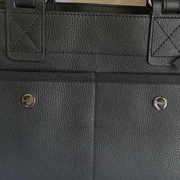 Botkier New York BEDFORD BITE Size 23F2827-ALBLK Black Leather Satchel NWT $288 - Picture 9 of 14